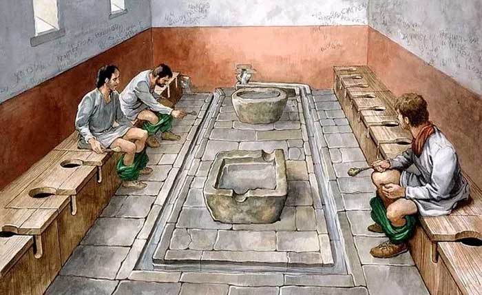 La Mã cổ đại thu thuế nước tiểu vì amoniac có trong nước tiểu mang lại nhiều lợi ích. (Ảnh: Ancient Origins).