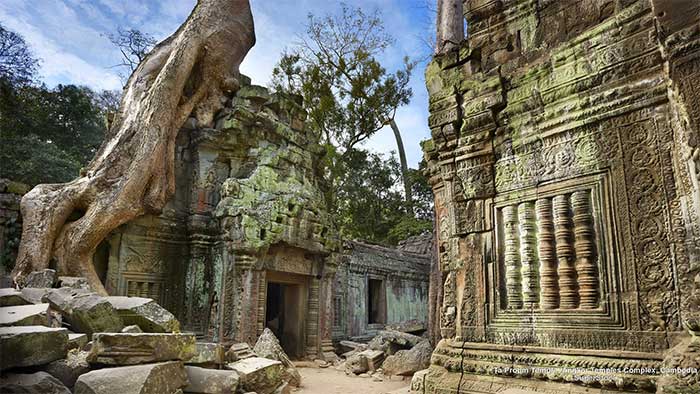 Phế tích đền Ta Prohm, nơi ẩn chứa nhiều hiện vật tuyệt tác xứng tầm báu vật - (Ảnh: CƠ QUAN QUỐC GIA APSARA).