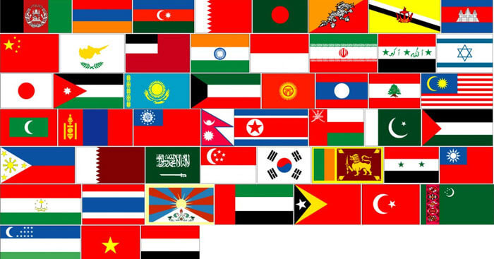 Quốc kỳ của các nước trên thế giới.