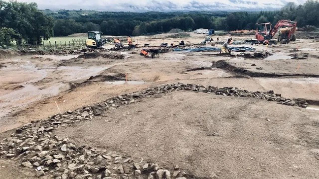 Một nhóm từ cơ quan khảo cổ quốc gia Pháp INRAP đã phát hiện ra địa điểm gần làng Chamborêt, cách Limoges khoảng 20km về phía bắc. (Ảnh: © INRAP)
