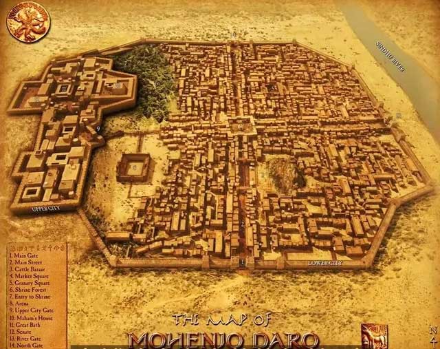 Mohenjo-daro bị bỏ hoang vào khoảng năm 1900 trước Công nguyên. 