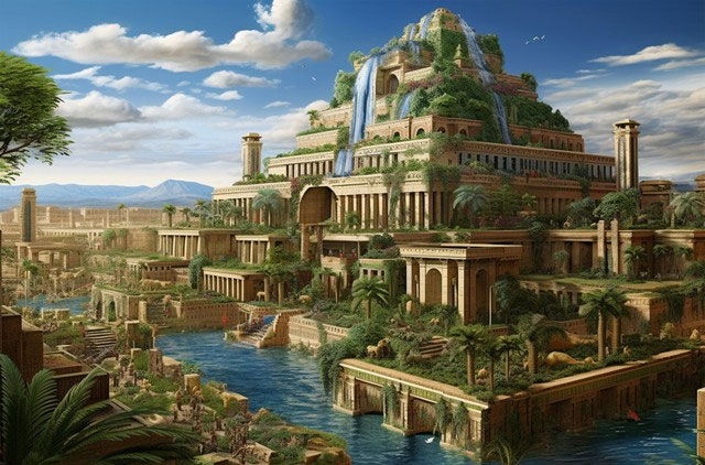 Vườn treo Babylon là một minh chứng tuyệt vời cho sự khéo léo và tham vọng của nhân loại. Được vua Nebuchadnezzar II xây dựng vào khoảng năm 600 trước Công nguyên, khu vườn được cho là nằm gần Baghdad, Iraq ngày nay và được xây dựng như một món quà dành cho người vợ yêu dấu của ông là Nữ hoàng Amytis.